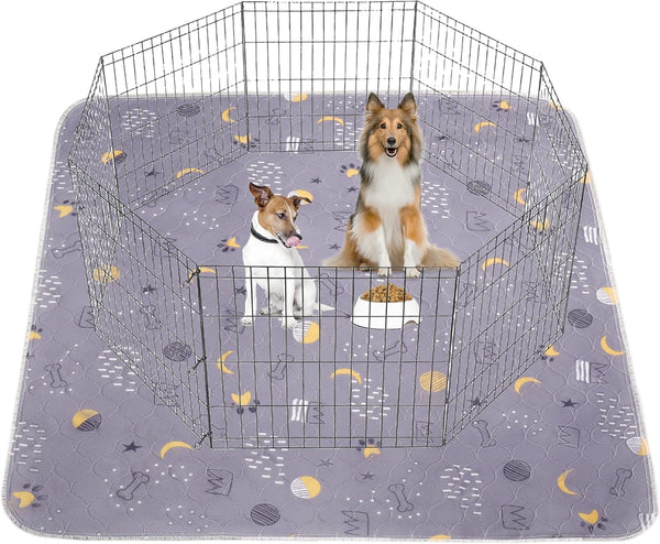 UPSKY Washable Pee Pads for Dogs 2 Pack 48 x 60 Reusable