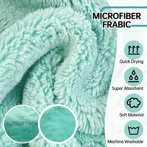 Dog Bathrobe Dog Drying Coat, Microfibre Material Fast Drying Super Absorbent Dog Bath Towel, Magic Sticker & Belly Strap, Dog Robes for After Bath Dog Bath robe for Puppy Small Medium Large Dog Cat