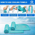 (40"x12"), Sukeen Cooling Towel Soft Breathable Cooling Towels for Neck and Face, Chilly Sweat Towel, Neck Cooling