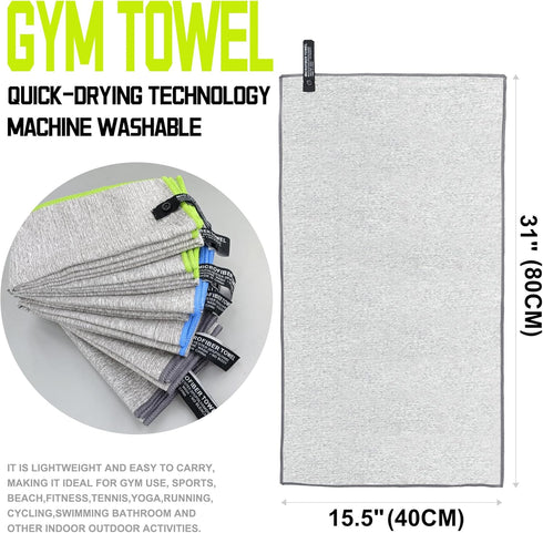 10 Pack Microfiber Gym Towels for Working OutFast Drying Workout Accessories Sweat Towels for Gym Gear for Men