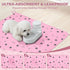 2 Pack 36"x41" 8 Fostanfly Washable Pee Pads for Dogs, Large Ultra-Absorbent and Leak-Proof Non-Slip Reusable Potty