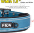 Fida Heavy Duty Dog Collar - Ultra Soft Neoprene Padded, Adjustable Reflective Nylon for Extra-Large Breeds (XL, Blue)