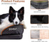 JOYELF Memory Foam Small Orthopedic Dog Bed & Sofa, Removable Washable Cover, Includes Squeaker Toy
