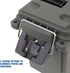 Sheffield 12626 Field Box, Plastic Ammo Can for Pistol, Rifle, and Shotgun Ammo, Water Resistant (Olive Drab Green)