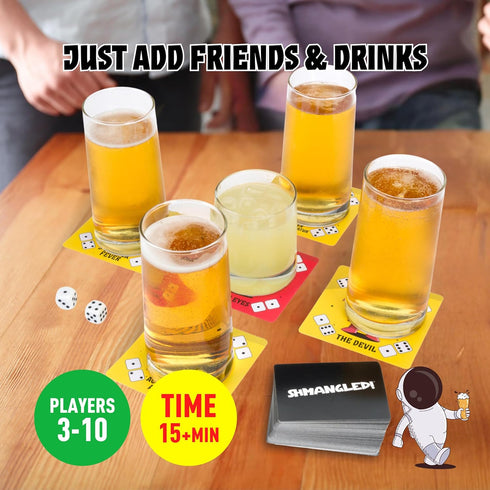 SHMANGLED 3-10 Drinking Game for Adults | Hilarious & Easy to Play Fun Adult Pregame | The Drinking Game That Will Get