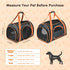 OKMEE 5 4 Cat Carrier TSA Airline Approved with Ventilation for Small Medium Cats Dogs Puppies, Dog Carrier with Big