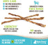 Raw Paws Lamb Esophagus Twists for Dogs, 12 inch, 5-ct - Packed in USA - Lamb Weasand Twist - Natural Dog Lamb Treats from Free-Range Sheep - Lamb Dog Treats - Gullet Lamb Esophagus Dog Treats