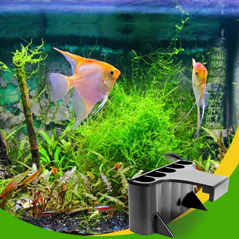 5 1.5inch Aquarium Plant Holder with Hole, Plastic Aquatic Plant Pot, Aquarium Planter Cups for Aquarium Plants Live
