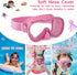 Kids Swim Goggles with Nose Cover, Diving Mask and Mesh Bag with Ear Plugs