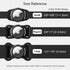 Waterproof Airtag Dog Collar Holder, Silicone & ABS Airtag Holder for Dog & Cat Collars, Ultra-Durable Protective Case