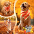 Shyyween 100 Pieces Thanksgiving Fall Dog Bandanas Bulk Plaid Bandanas for Dogs Autumn Soft Triangle Kerchief Bibs