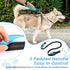Caudblor Waist Leash for Medium Large Dogs - Bungee Hands Free Dog Leash with Zipper Pouch, Padded Handle, Heavy Duty