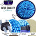 C and E Limited Awesome Deluxe Blue Snuffle Mat; Beautiful Custom Yin-Yang Symbol Snuffle Mat for Dogs, Sniff Mat