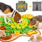 HOPET Snuffle Mat for Dogs Large Breed, 28.3''x28.3'' Interactive Puzzle Dog Food