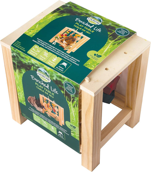 Chinchilla, Chinchilla Oxbow Enriched Life Play Table, Rabbit Toys, Guinea Pig Toys, Enrichment for Bunny, Guinea Pig