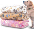 Dog Blankets for Large Dogs, 3 Pack Washable 41" x 31", Fuzzy Soft Pet Mat Throw Cover, Cute Paw Pattern, Waterproof