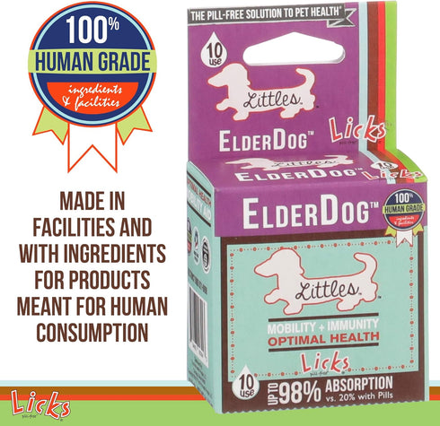 Licks Pill-Free ElderDog Small Breed Vitamins & Supplements for Joint and Immune Support