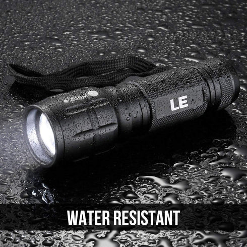 Lighting EVER LED Flashlights - High Lumens Small Waterproof Flashlight with Adjustable Brightness for Outdoor