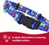 Coastal Pet SecureAway Flea Collar Protectors - Adjustable Dog & Puppy Collar Protection, Multi Bones