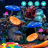 2Pcs Betta Fish Mushroom Hammock with 30 Luminous Stones, Soft Silicone Aquarium Rest Bed