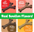 Chew'ems Durable Chewy Dog Toys, Long-Lasting Flavorful Chew Toys for Large Dog Breeds, Bacon-Flavored