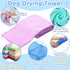 Moukeren 12 Pcs Microfiber Dog Towels Bulk, 20'' x 39'' Absorbent Soft Bath Towels for Small Medium Dogs