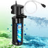 TARARIUM Aquarium Filter U-V for 20-75 Gallon, 200GPH with 5W U-V Light for Crystal Clear Water