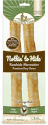 Fieldcrest Farms Nothing to Hide Natural Rawhide Alternative Large 10'' Rolls for Dogs - 3 Pack (6 Chews) Premium Grade