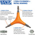 SONIC Pro Inline Skate Tool, Orange