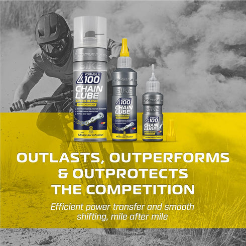 300ml (10.14 oz) Dry Conditions Bike Chain Lube Dry Weather Lubricant for Bicycles & Electric Bikes Deep Penetration