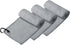 Handy Picks Microfiber Golf Towel (16" X 16") Grey with Carabiner Clip, Waffle Pattern Hook and Loop Fastener