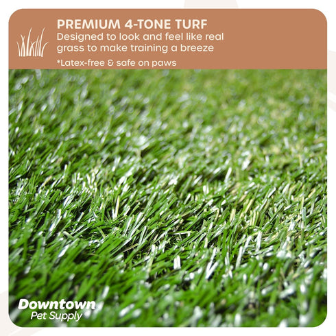 16 20 Downtown Pet Supply Replacement Dog Potty Grass, x - Washable Synthetic Grass Pad for Dogs, Suitable as Indoor