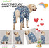 LovinPet Giant Dog Pajamas, Jellyfish and Starfish Deep Sea Print, Lightweight Pullover Clothes for Large Breed Dogs