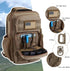 Pack Backpack Rover Sling Tactical Shoulder Sling Bag with Bottle Holder Crossbody Chest Bag, Coyote