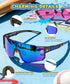 UV400 6-14 KALIYADI Kids-Sunglasses Toddler-Sunglasses Boys-Girls Youth-Sport-Sun-Glasses: Baseball Running Protection
