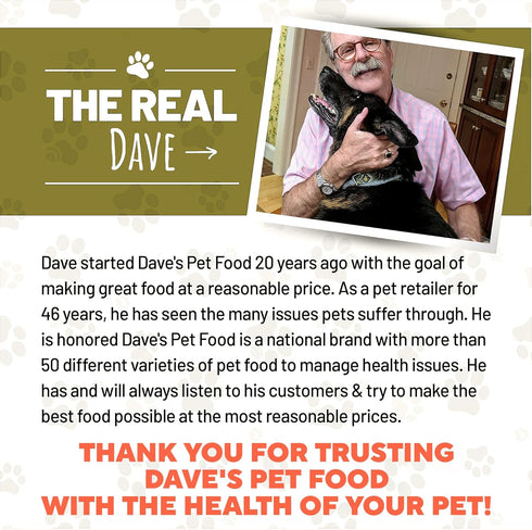 17 13.2 oz (12 Pack) Dave's Pet Food Stewlicious Canned Dog Food with Gravy (Chunky Chicken Stew with Rice Dinner)