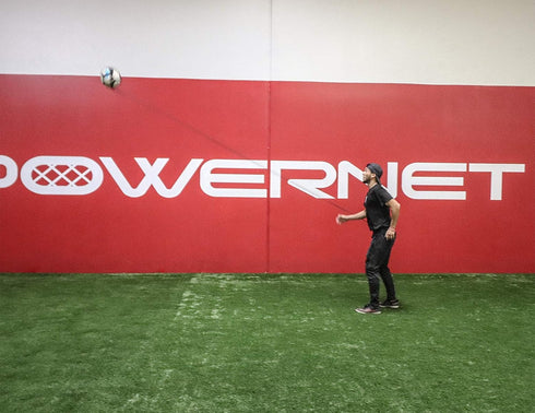 PowerNet Carli Lloyd Soccer Solo Trainer, Adjustable Waist Attachment, Fits Size 3 4 5 Balls, Great for Goalkeeper