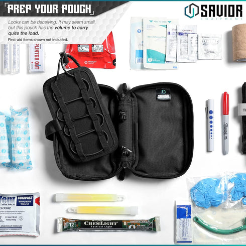 Backpack/Belt Savior Equipment IFAK Buddy Tactical First-Aid Kit Rip Away MOLLE Pouch Emergency EMT Utility