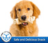 PET MAGASIN Natural Rawhide Bones Chewing Dog Treats, 10-Pack (Small 4-5 Inch)