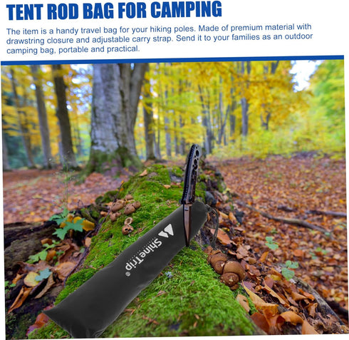 Toddmomy Hiking Gear Storage Tote, Camping Backpack Storage Bag Pouch for Hiking Poles, Travel Case