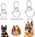 JOVITEC 3 Sets Dog Tag Clip ID Tag with Rings Holder for Dogs and Cats Collars