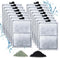 15 Pack PF-L Filter Cartridges - Replacement Aquarium Carbon Cartridge with Zeolite for Top Fin Silenstream PF20, PF30,
