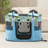 Medium Blue Foldable Pet Playpen for Indoor Use