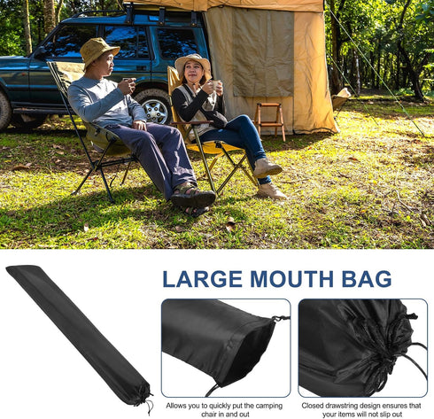 4pcs 39" 8" HARFINGTON Camp Chair Replacement Bag x Large Nylon Foldable Carrying Bag Outdoors Folding Chair Cover