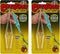 Zoo Med 2 Pack of Creatures Feeding Tongs, 6 Inch, Glow in The Dark