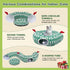 Petrendy Cat Tunnel Bed, Cute Cat Tunnels for Indoor Cats with Washable Mat, Hanging Ball, Collapsible Play Tunnel, Pet