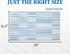 Dog Feeding Mat for Food and Water Bowls, Waterproof, Easy Clean, Large Dog & Cat Food Mat (28"x16.5", Blue Lagoon)