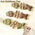 Generic (3CPS-C) Purrident - Fix Cat Dental Health - Natural Dental Chew for Cats, Fishbone Shape Cat Teething Toy