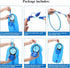 Hydration Bladder Cleaning Kit, Water Bladders Cleaner Set with Long Brush, Valve Brush, and Drying Frame