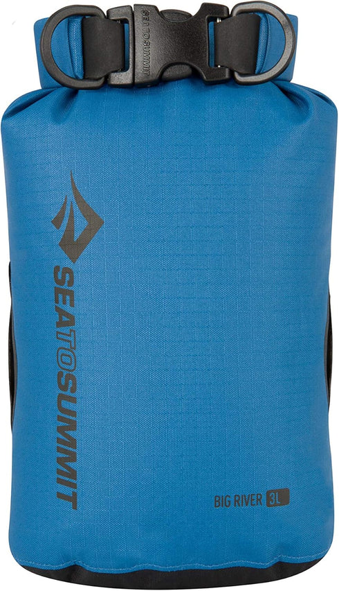Sea to Summit Big River Dry Bag - Ultra-Durable Roll-Top Dry Storage, 3 Liter in Royal Blue